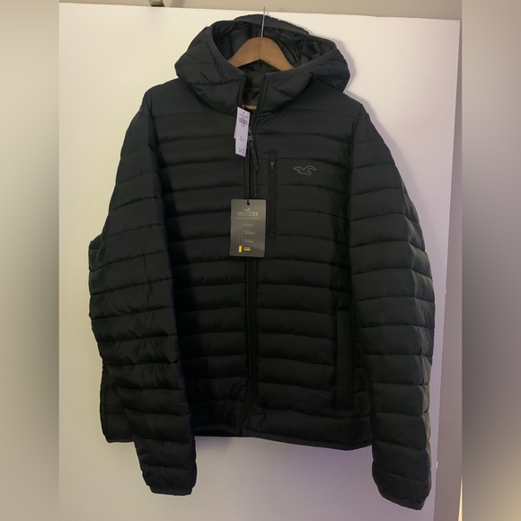 Mens Hollister Puffer Coat - Picture 1 of 4